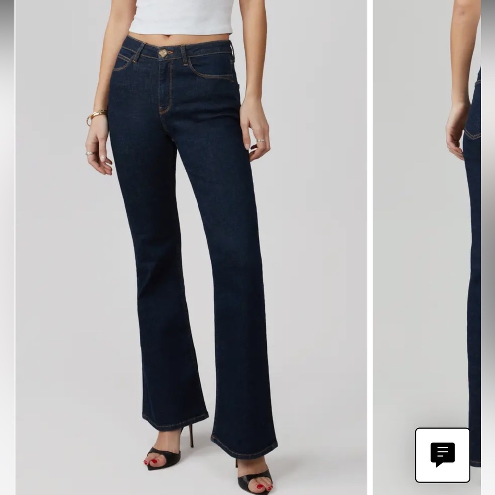 NEW Lola Jeans Alice-DRB‎ High Rise Flare Jeans 30